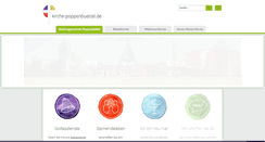 Desktop Screenshot of kirche-poppenbuettel.de